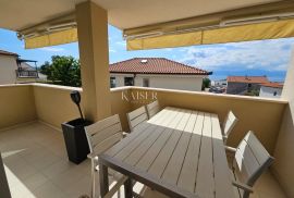 Otok Krk, Malinska - apartman 100m2, pogled more, Malinska-Dubašnica, Stan