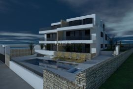 Otok Pag, Metajna - stan 2SB+DB 1. kat 100 m od mora, Novalja, Apartamento