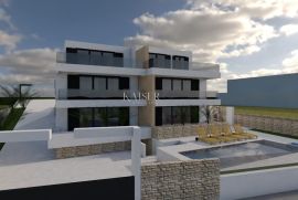 Otok Pag, Metajna - stan 2SB+DB 1. kat 100 m od mora, Novalja, Appartment