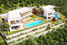 Mošćenička Draga - zemljište s projektom, 1 215 m2, Mošćenička Draga, Tierra