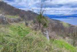 Mošćenice - zemljište s panoramskim pogledom na more, 2 250 m2, Mošćenička Draga, Γη