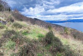 Mošćenice - zemljište s panoramskim pogledom na more, 2 250 m2, Mošćenička Draga, Zemljište