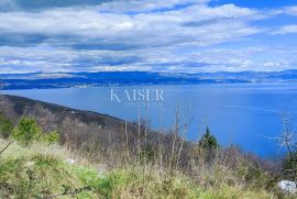 Mošćenice - zemljište s panoramskim pogledom na more, 2 250 m2, Mošćenička Draga, Tierra