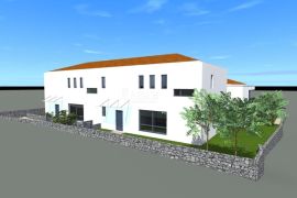 Otok Krk, Malinska - dvojna kuća sa bazenom 180m2, Malinska-Dubašnica, Haus