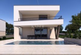 Otok Krk, Brzac - moderna villa sa bazenom 212m2, Krk, Haus