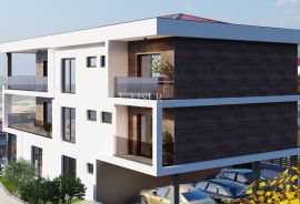 Otok Krk, Vrbnik - luksuzni apartman 171m2, pogled more, Vrbnik, شقة