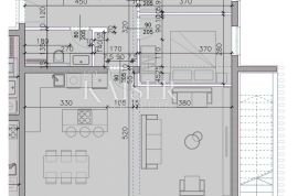 Sukošan - penthouse 123m2, 100m do mora, Sukošan, Stan