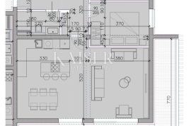 Sukošan - apartman 2S+DB, 97m2, 100m do mora, Sukošan, شقة