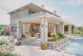 Otok Krk, Malinska - ekskluzivna villa 320m2, pogled na more, Malinska-Dubašnica, Maison