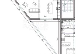 Sukošan - penthouse 111m2, 100m do mora, pogled more, Sukošan, Daire