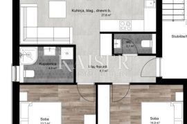 Istra, Poreč, novogradnja 74 m2 -1 kat, Poreč, Wohnung