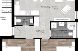 Istra, Poreč - novogradnja, stan 72 m2 na prvom katu sa dvije terase, Poreč, Apartamento