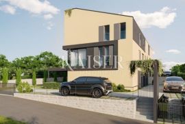 Otok Krk, Krk - penthouse u izgradnji s pogledom na more 130 m2, Krk, Apartamento