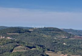 Istra, Motovun- građevinsko zemljište s predivnim panoramskim pogledom, Motovun, Zemljište