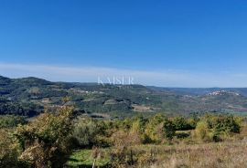 Istra, Motovun- građevinsko zemljište s predivnim panoramskim pogledom, Motovun, Zemljište