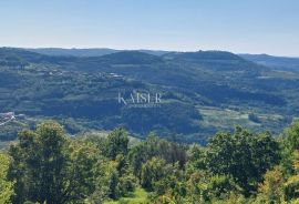 Istra, Motovun- građevinsko zemljište s predivnim panoramskim pogledom, Motovun, Terra