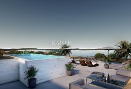 Zadar - penthouse 211.27 m2, bazen, otvoreni pogled na more, Zadar - Okolica, Apartamento