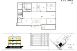 Zadar - stan 87.84 m2, natkrivena terasa, pogled na more, Zadar - Okolica, شقة