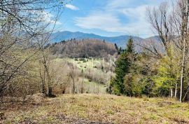 Crni Lug – građevinsko zemljište s prekrasnim pogledom, Delnice, Terrain