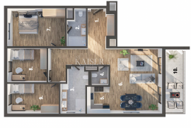 Rijeka, Martinkovac - predivan stan 113m2, Rijeka, Flat