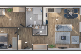 Rijeka, Martinkovac - predivan stan 79,90m2, Rijeka, شقة