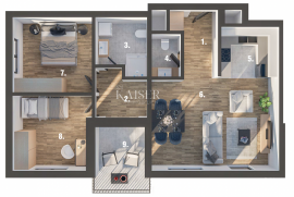 Rijeka, Martinkovac - predivan stan 68,00m2, Rijeka, Appartamento