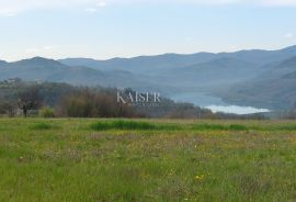 Istra, Motovun-poljoprivredno zemljište s pogledom na Motovun, Motovun, Arazi