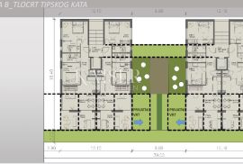 Rabac - građevinsko zemljište s projektom za 3 stambene zgrade, Labin, Terreno