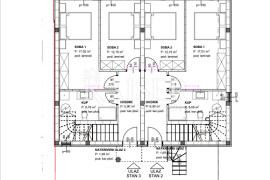 Otok Krk, Soline - dvoetažni apartman B, 150 m od mora, Dobrinj, شقة