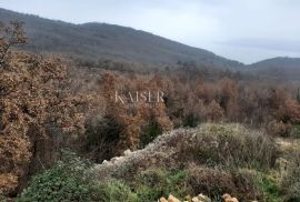 Brseč, građevinsko zemljište s pogledom na more, Mošćenička Draga, Terreno