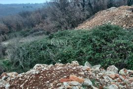 Brseč, građevinsko zemljište s pogledom na more, Mošćenička Draga, Zemljište