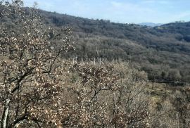 Brseč, građevinsko zemljište s pogledom na more, Mošćenička Draga, Terrain