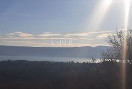 Brseč, građevinsko zemljište s pogledom na more, Mošćenička Draga, Zemljište