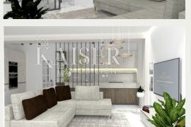 Krk - 2S+DB 90 m2 , prizemlje s okućnicom 100 m2 - pogled na more, Krk, Apartamento