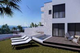 Lovran – Moderna vila E u nizu s bazenom 200 metara od plaže, Lovran, Haus