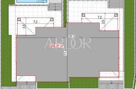 Otok Krk, Tribulje, zemljište sa projektom, objekti C1 i C2, Dobrinj, Terrain