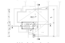 Lovran, zemljište sa projektom moderne kuće, pogled more, Lovran, Tierra