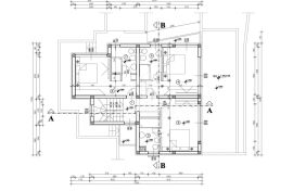 Lovran, zemljište sa projektom moderne kuće, pogled more, Lovran, Terreno