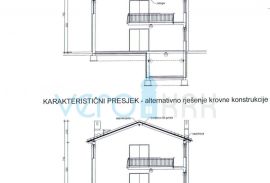 Otok Krk,Vrbnik,okolica,građevinsko zemljište 885 m2 sa građevinskom dozvolom,prodaja, Vrbnik, Terreno