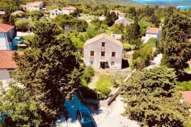 Nerezine, otok Lošinj - kamena kuća s pogledom na more, Mali Lošinj, Haus