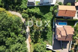 OPATIJA, LOVRAN, IKA- građevinsko zemljište 750m2 s pogledom na more, Opatija - Okolica, Terrain