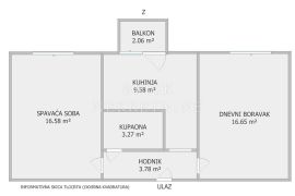 STAN, PRODAJA, ZAGREB, TRNSKO, 51 m2, 2-soban, Novi Zagreb - Zapad, شقة