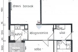 ZAGREB, Lanište, pogled na Arenu i Sljeme, stan 1s+db sa lođom 50m2, Novi Zagreb - Zapad, Daire