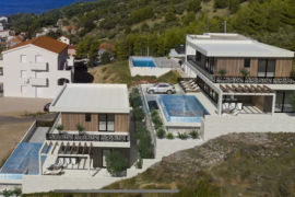 Stanići, Omiš | VILLA 1 & 2 - 284m2 + 36m2 bazen, NOVOGRADNJA, Omiš, Famiglia