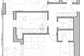 DONJI ZAMET - Stan 3S+DB 105,70 m2, Rijeka, Wohnung