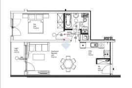 Zagreb, Trešnjevka, prekrasan dvosobni stan 57 m2 s lođom, Trešnjevka - Sjever, Wohnung