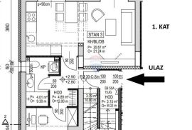 Dugo Selo, atraktivna lokacija, stan 110 m2, 3S+DB, VPM, Dugo Selo, Wohnung