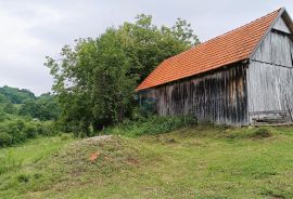 Karlovačka županija , Tržić Primišljanski - autohona kuća sa okućnicom 28 666 m2, Slunj, بيت