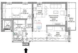 Sesvete, Popovec, stan 69 m2, 2S+DB+balkon (S10 i S21), Sesvete, Wohnung