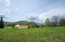 Gorski Kotar, Stari Laz - građevinski teren na brežuljku sa otvorenim pogledom 2825 m2, Ravna Gora, Γη